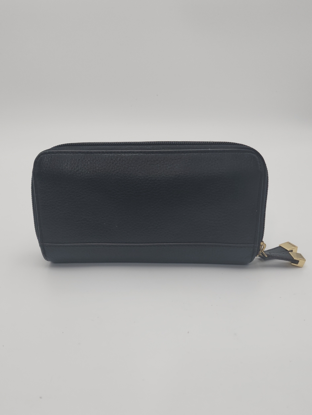 Tignanello Black Leather Continental Zipper Wallet - Picture 4 of 13